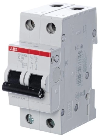 Автоматический выключатель SH202L-C 2P 4.5Ka ABB 10A 7944
