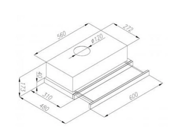 Hotă Ciarko SL-S II Inox 60