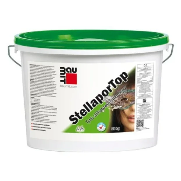 Tencuiala decorativa silicon-silicatic Baumit Stellapor Top 2R 25kg 