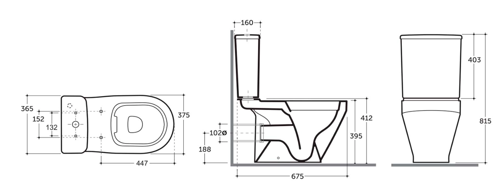 Vas WC Keramin Bari R JS white