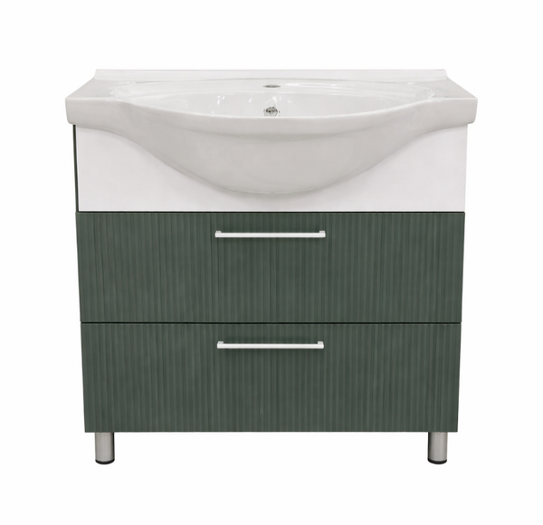 Mobilier de baie Cezaro 80 3D + lavoar Cezaro 