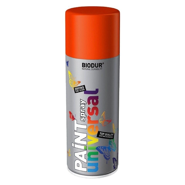 Спрей краска Biodur 400ml красная 3020