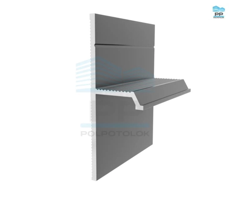 Плинтус скрытого монтажа ASP102B PP 2600мм 