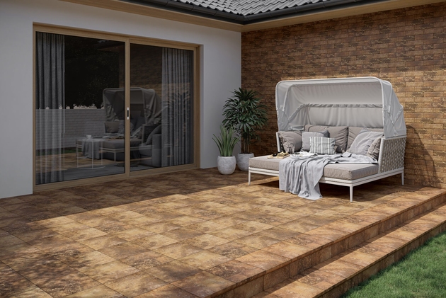 Klinker Arteon Treapta R 30*30 ochra St Pro