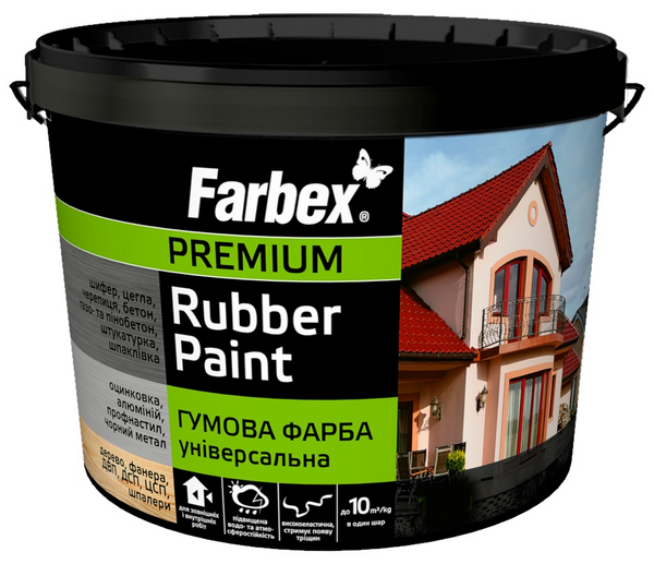 Краска Farbex 12kg зелёная