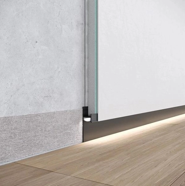 Плинтус скрытого монтажа ASPL130B PP 2600мм 