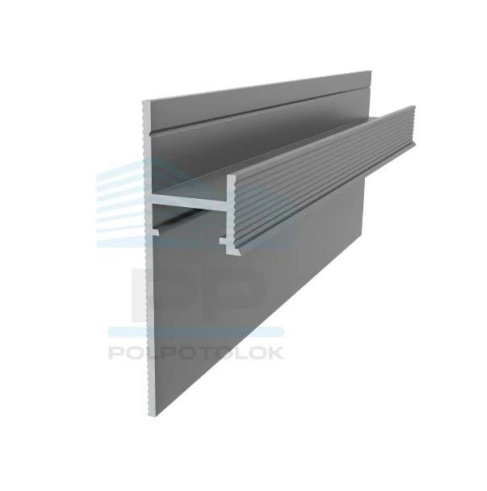 Плинтус скрытого монтажа ASPL130B PP 2600мм 