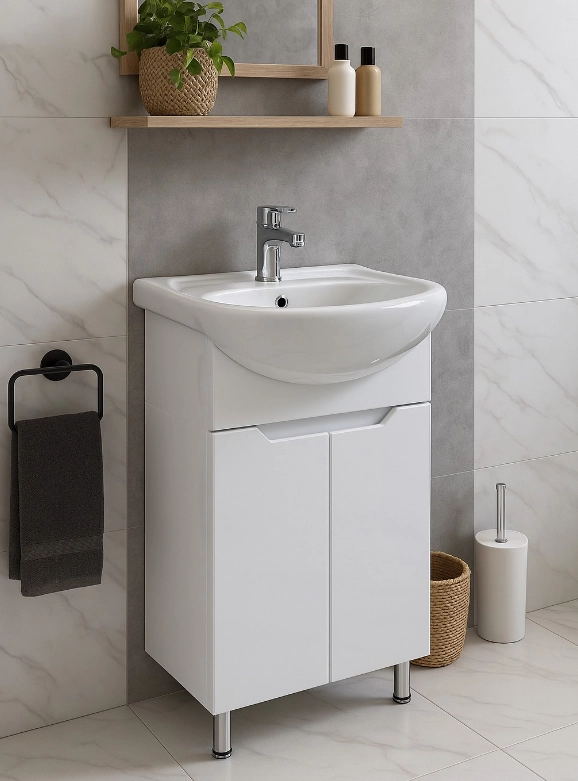 Шкаф под умывальник Lider 45 + умывальник