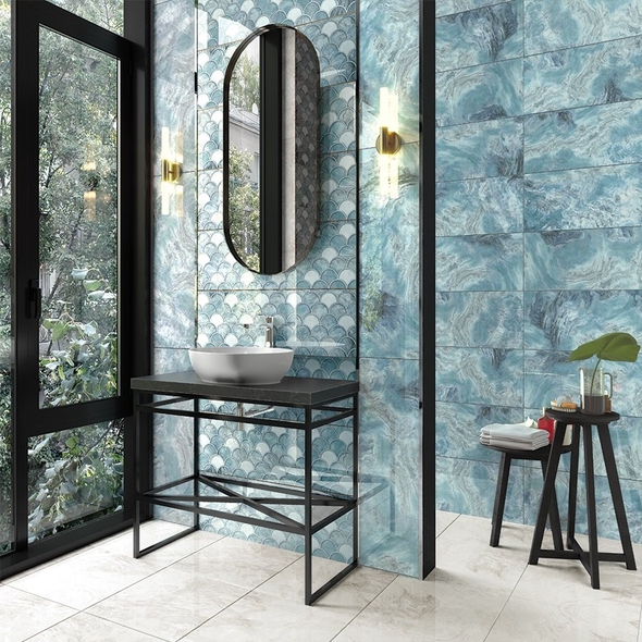Плитка Sante 30*90 Aqua