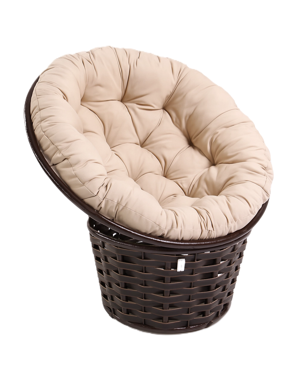 Canapea Papasan cafeniu 