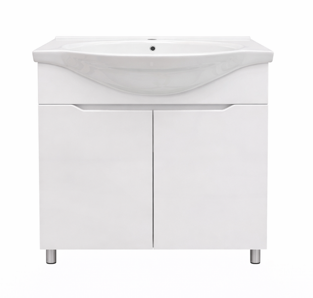 Mobilier de baie Nord 75 + lavoar white