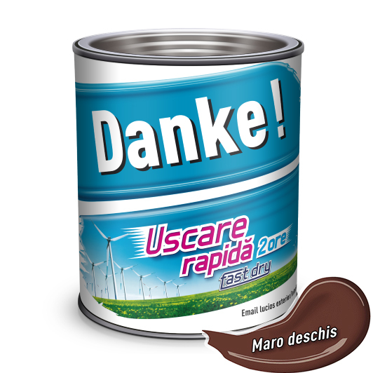 Эмаль Danke 2.5л светло коричневый