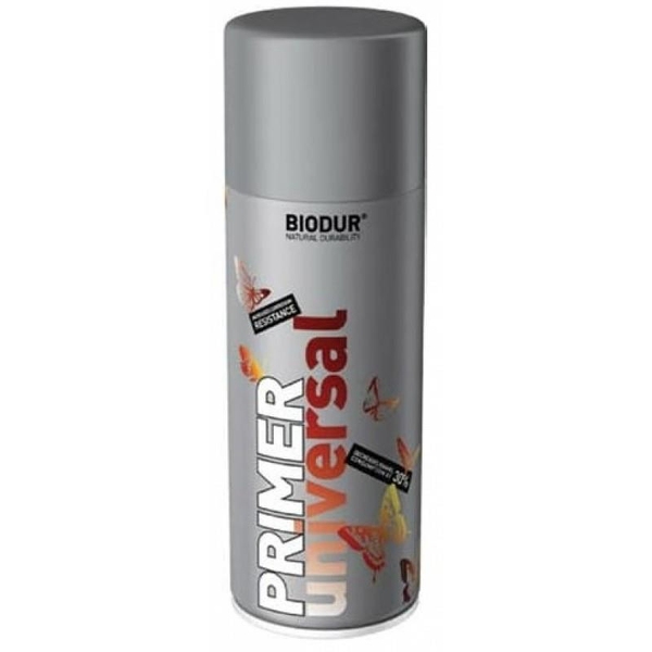 Спрей краска Biodur 400ml серый 7046