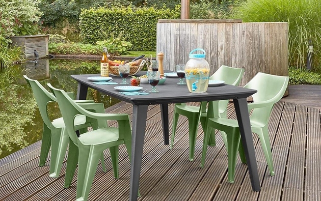 Masă Keter Lima 160 Graphite 226499 