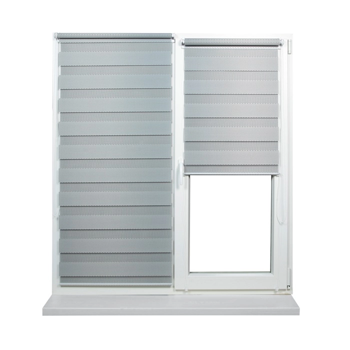 Jaluzele Zi-Noapte RATTAN Gri 0.40x1.70m