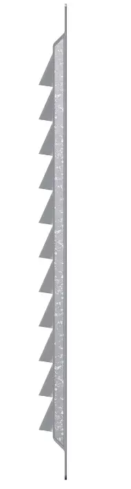 Решётка Mistral 20x20 silver 2020МЦ