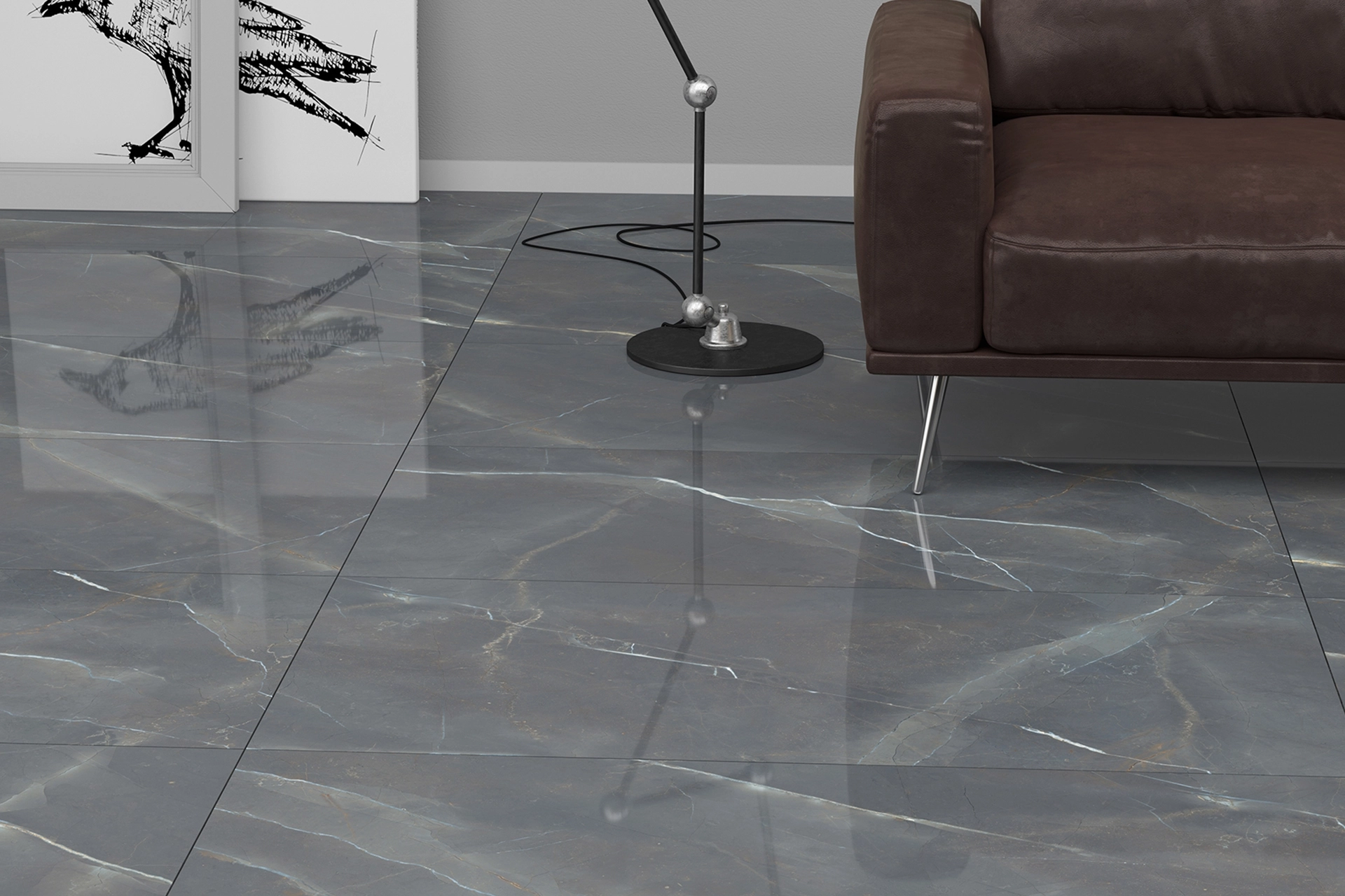 Плитка Graniser Seramik Pinapulpis 60x120 Dark grey