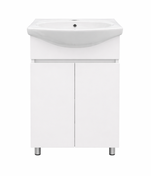 Mobilier de baie City 50 + lavoar white
