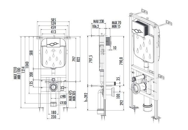 Rama Creavit WC GR5003.01 43576