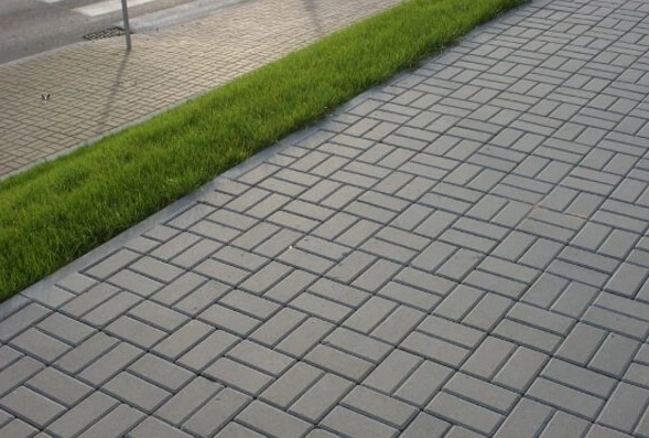 Брусчатка КИРПИЧ 6см серый